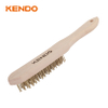Wire Brush, Wooden Handle(copper plating steel)