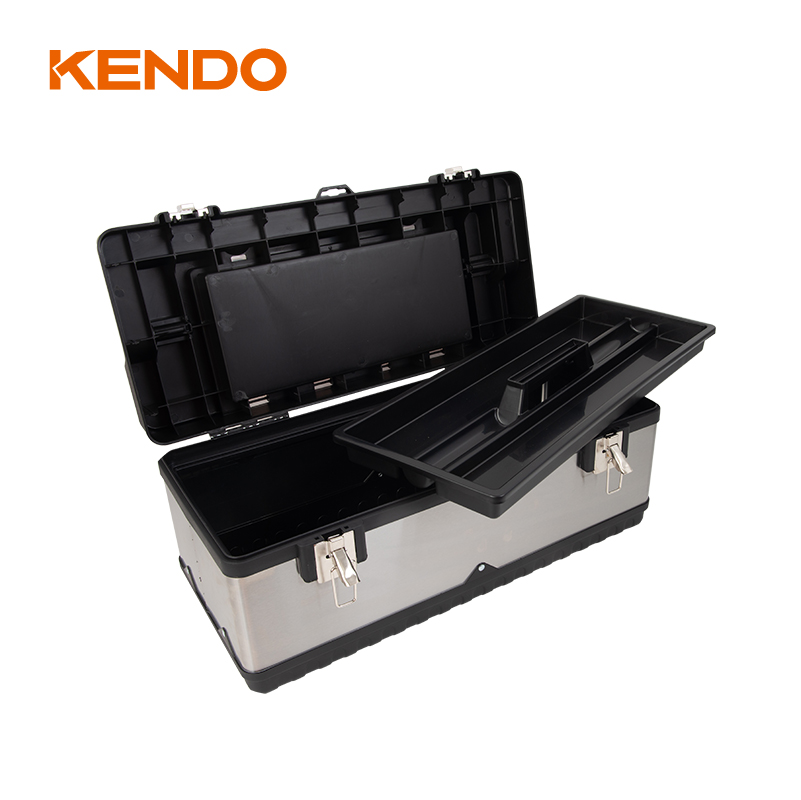 (23-1/5")59cm Plastic & Steel Stainless Tool Box