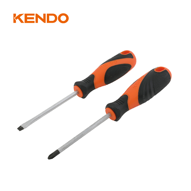 2pc Ergonomically sandblasting CR-V Screwdriver Set for mechanics