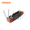 8pc large Heat-treated Folding Hex Key Set for bikes