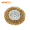 Mounted Wheel Brush, Crimped and Copperized Wire