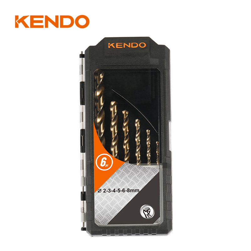 6pc HSS-Co Twist Drill Bit Set