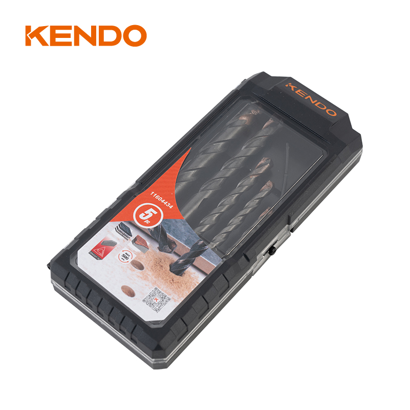 5pc Porcelain Drill Bit Set with Asymmetric Tip