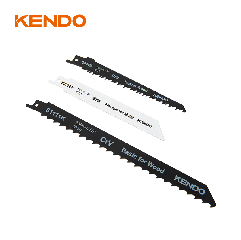 3pc Reciprocating Saw Blade Set