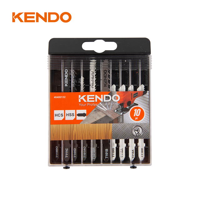 10pc T-shank Type Jig Saw Blade Set