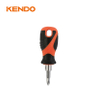 2-in-1 long Stubby Impact Chrome-Vanadium-Steel Screwdriver Set