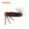 8pc large Heat-treated Folding Hex Key Set for bikes