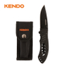 Stainless Steel Body Outdoor Folding Knife With Storage Nylon Pouch
