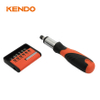 8pc aluminium-alloy Comfortable chrome Ratchet Screwdriver Bits Set