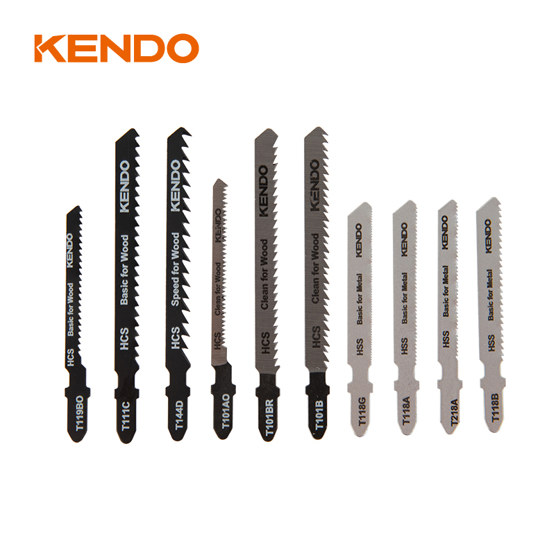 10pc T-shank Type Jig Saw Blade Set