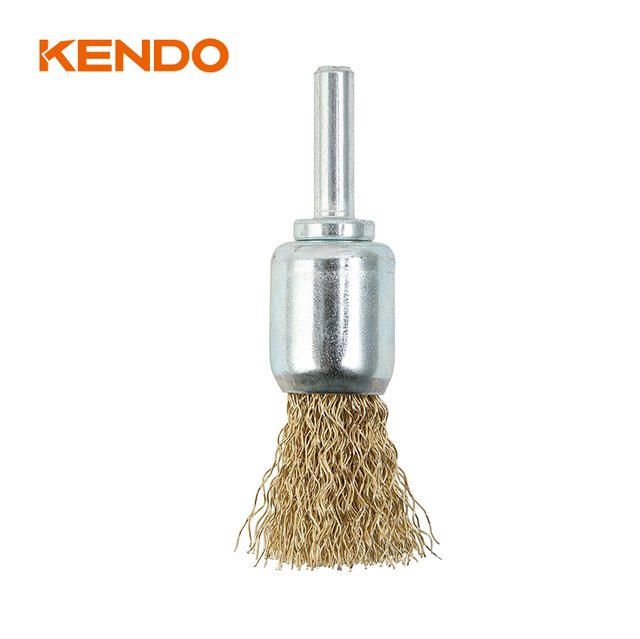 End Brush, Crimped and Copperized Wire