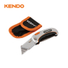 Zinc Alloy Body High End Dual Blade Folding Utility Knife With Retractable Blade For Multi-Function