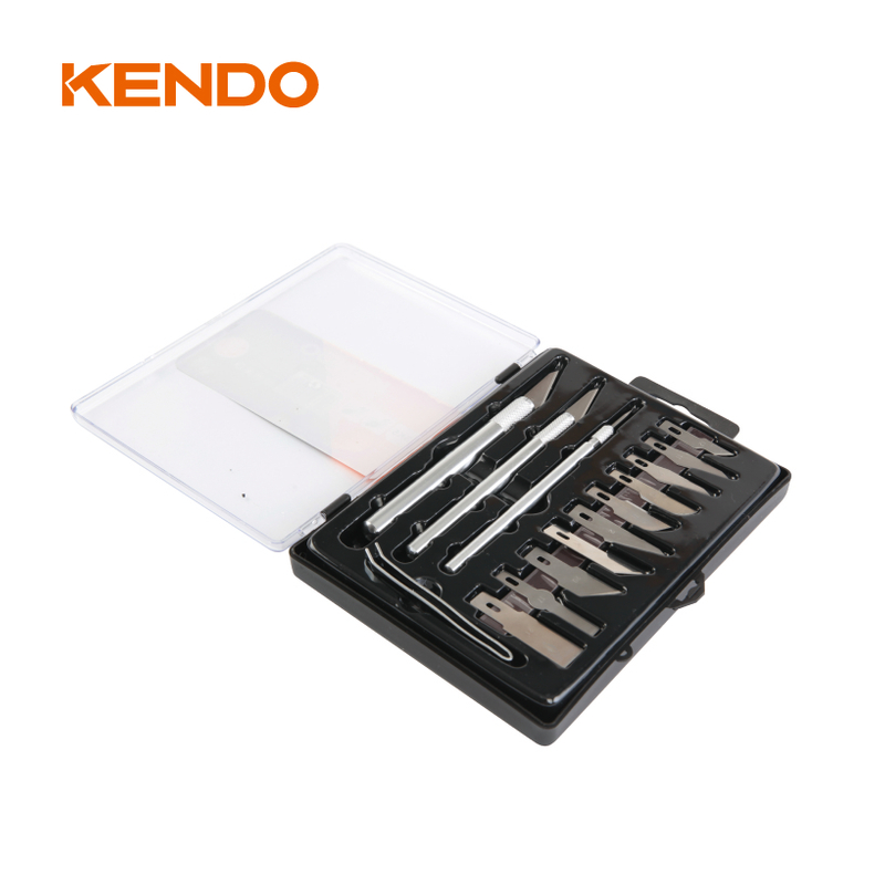 17Pc Professional Antique Aluminum Handle Hobby Carving Knife Set