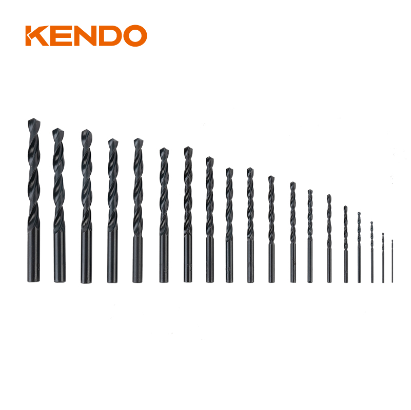19pc HSS Twist Drill Bit, Forged & Black Finish