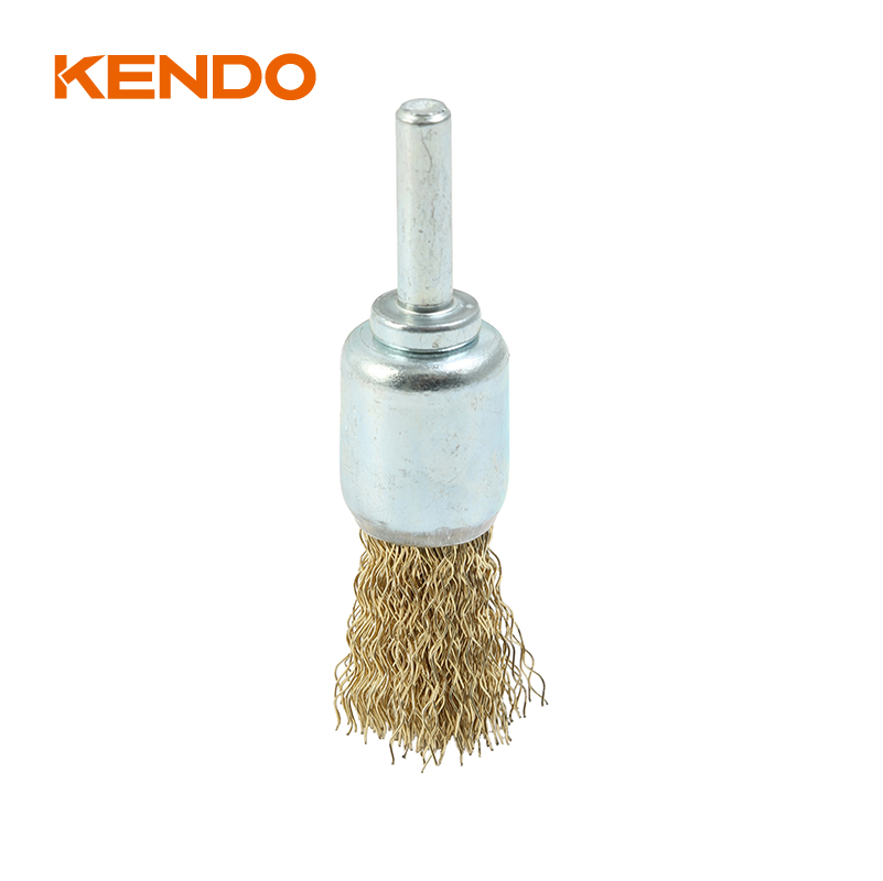 End Brush, Crimped and Copperized Wire
