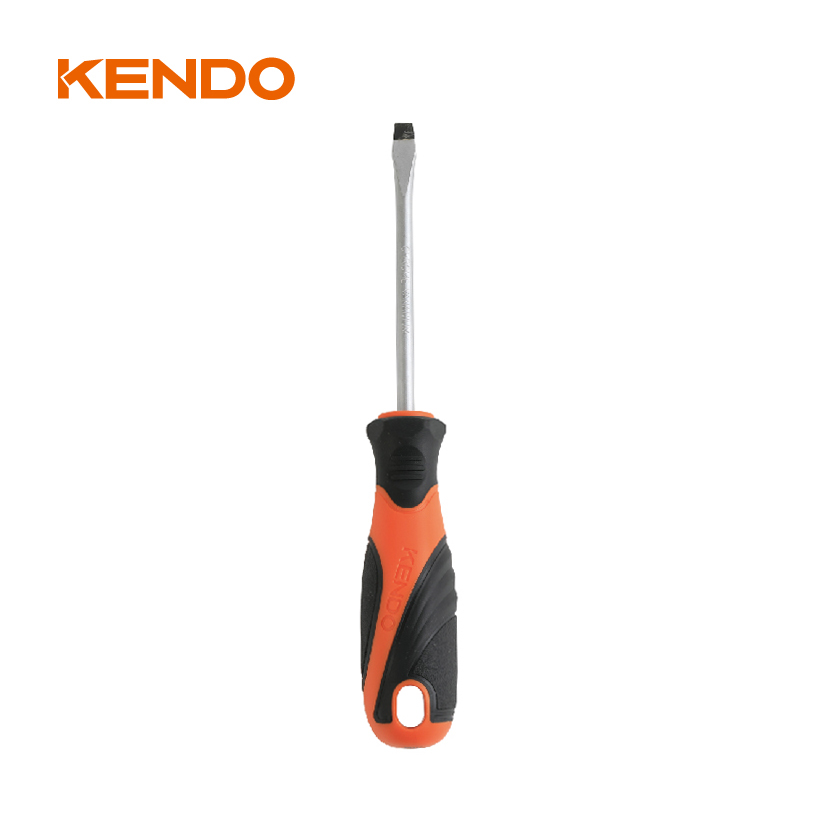 Comfortable Straight Steel Slotted Screwdriver for carpenters