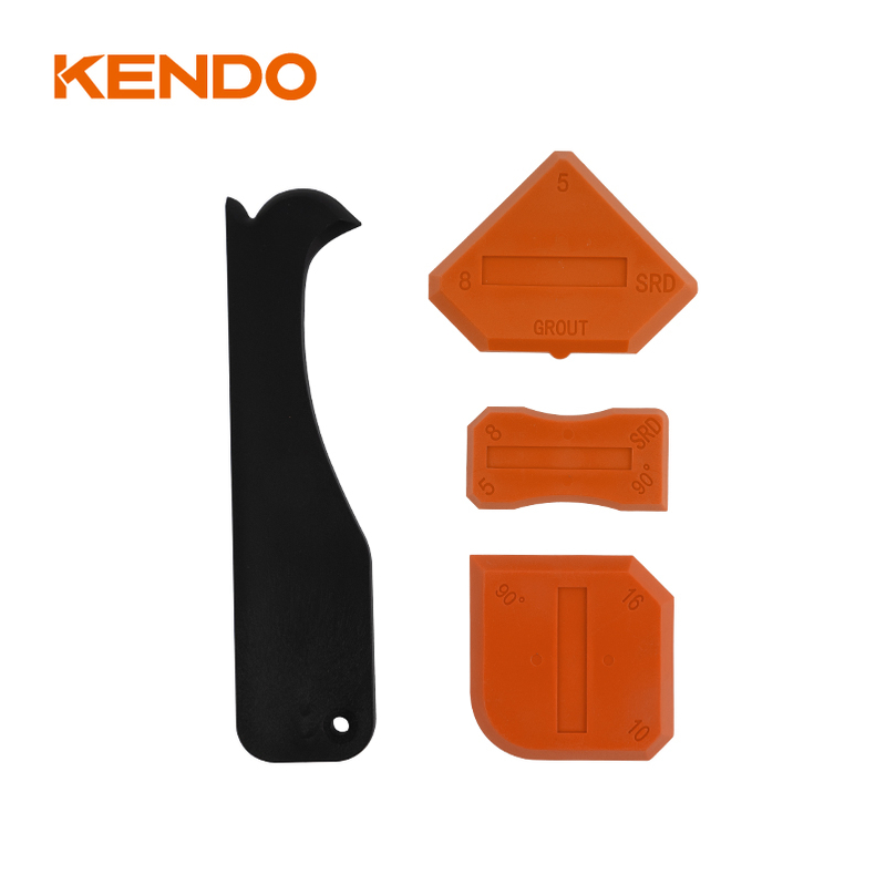 4pc Wipe Rubber Scraper Set