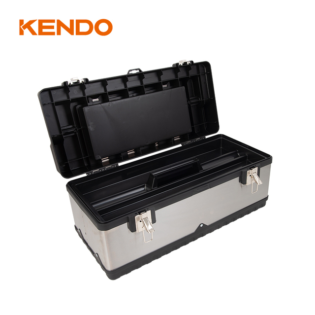 (23-1/5")59cm Plastic & Steel Stainless Tool Box