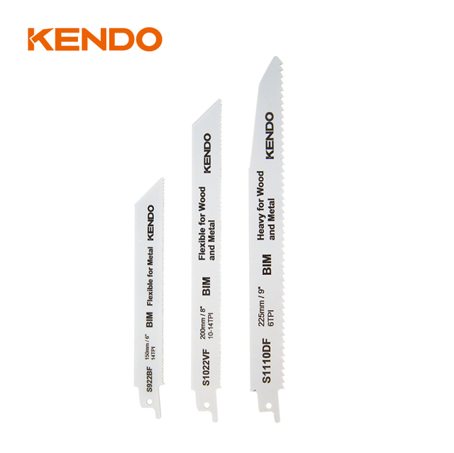 3pc Reciprocating Saw Blade Set