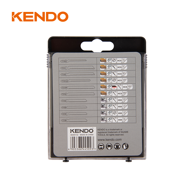 10pc T-shank Type Jig Saw Blade Set