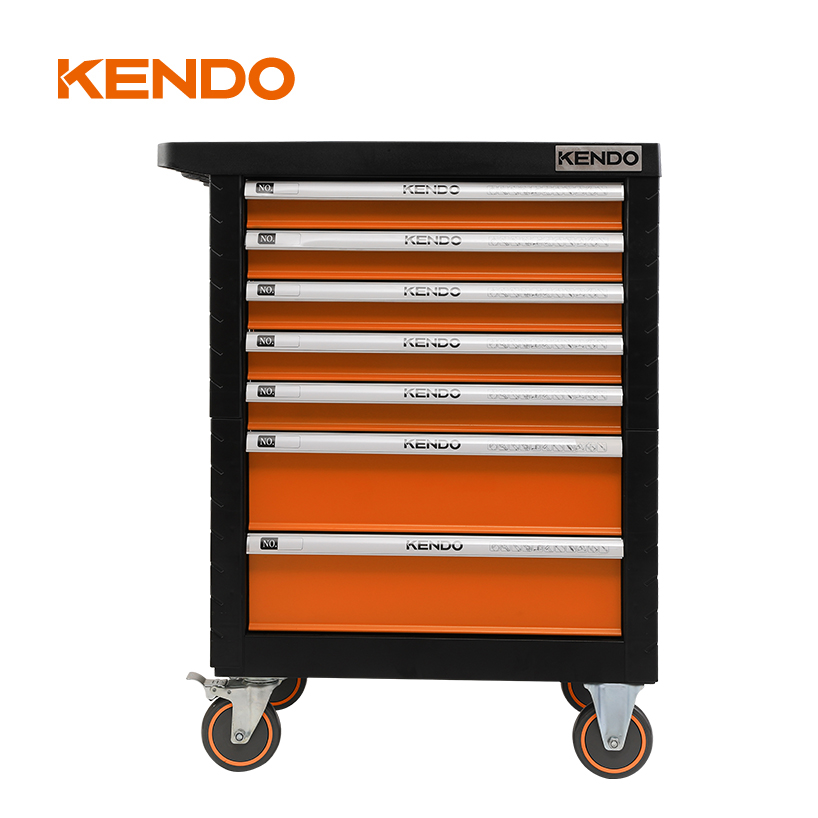 Resist Rust Metal Roller Cabinet with 7 Drawer