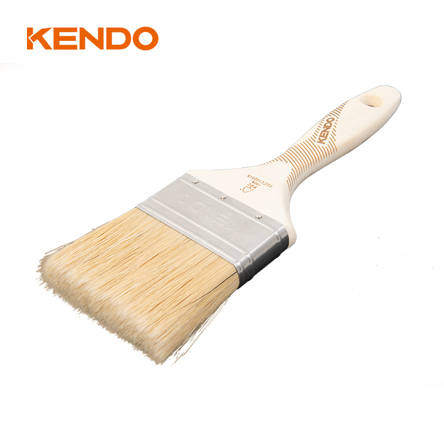 Bristle Paint Brush Wooden Handle