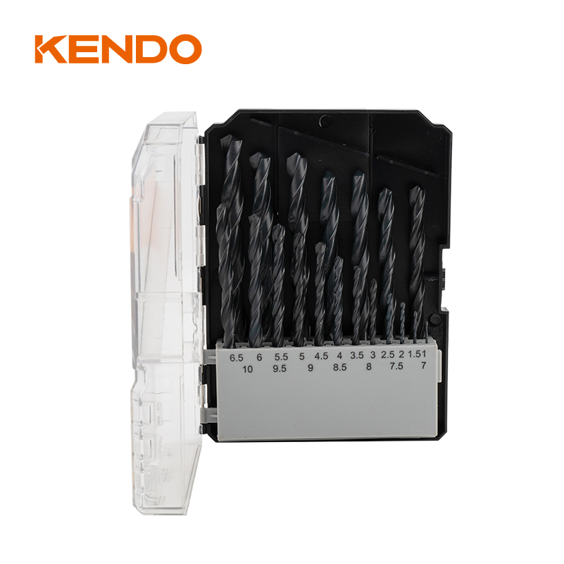 19pc HSS Twist Drill Bit, Forged & Black Finish