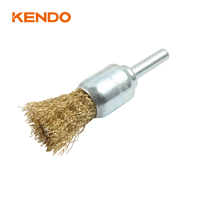 End Brush, Crimped and Copperized Wire