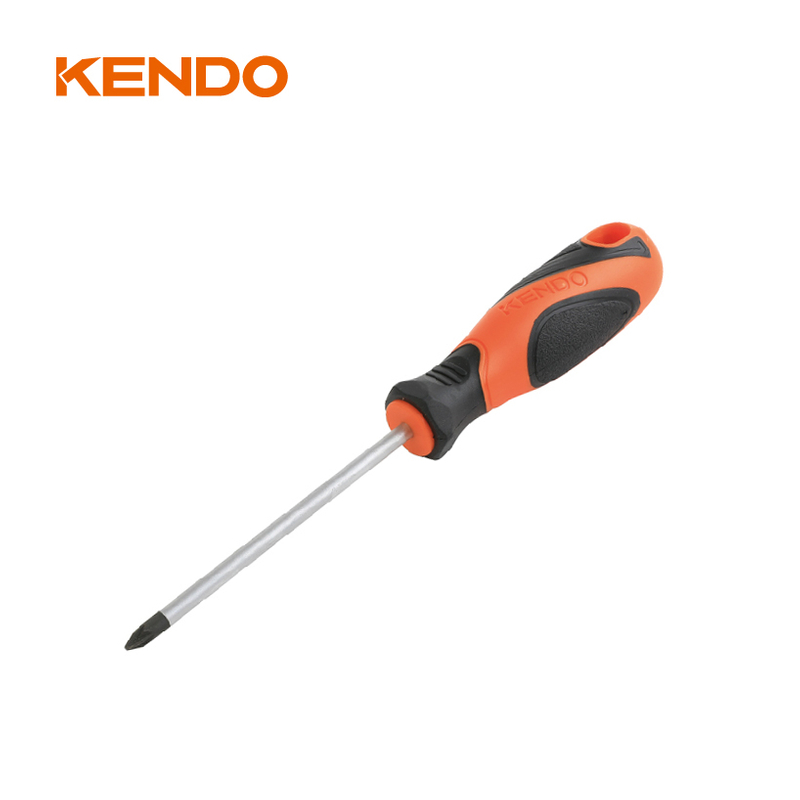 Comfortable long Chrome Vanadium Steel Phillips Screwdriver For Building 