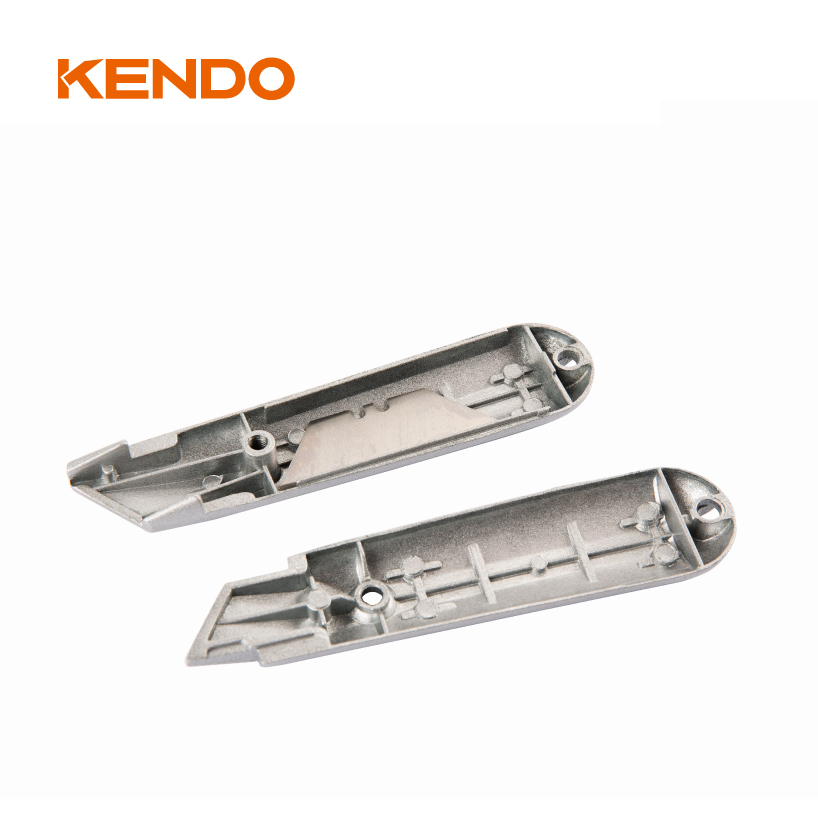 Zinc Alloy Body Tough Built Safety Utility Knife With Fixed Blade For Professional Cutting