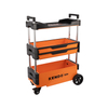 Effortless Black Metal Tool Trolley For Mechanics