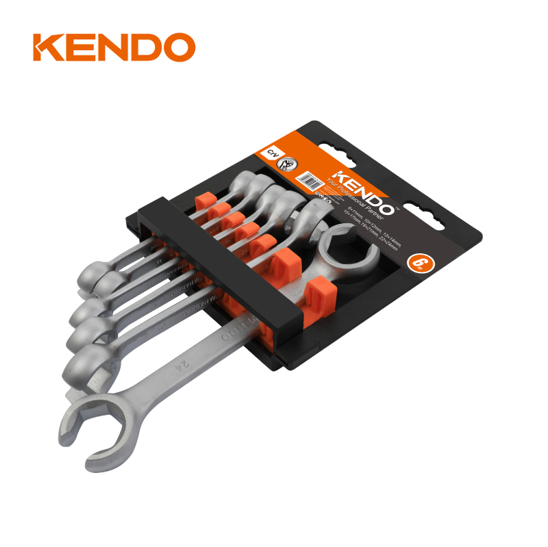 6pc Flare Nut Spanner Set