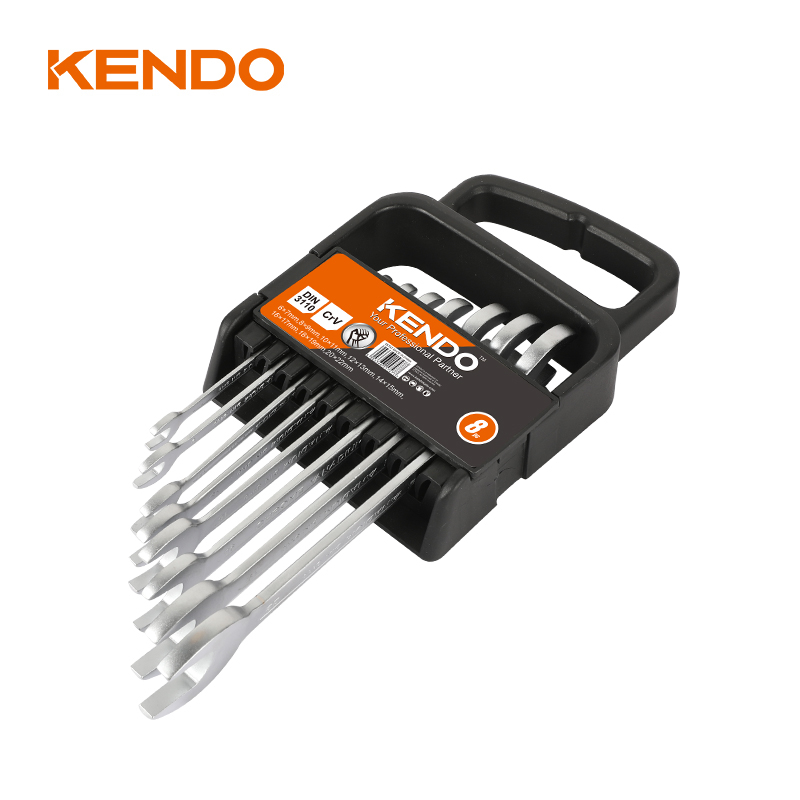 8pc Double Open Spanner Set