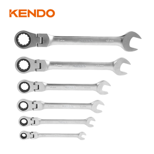 6pc Flex Ratchet Combination Spanner Set