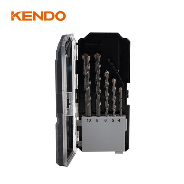 5pc Porcelain Drill Bit Set with Asymmetric Tip