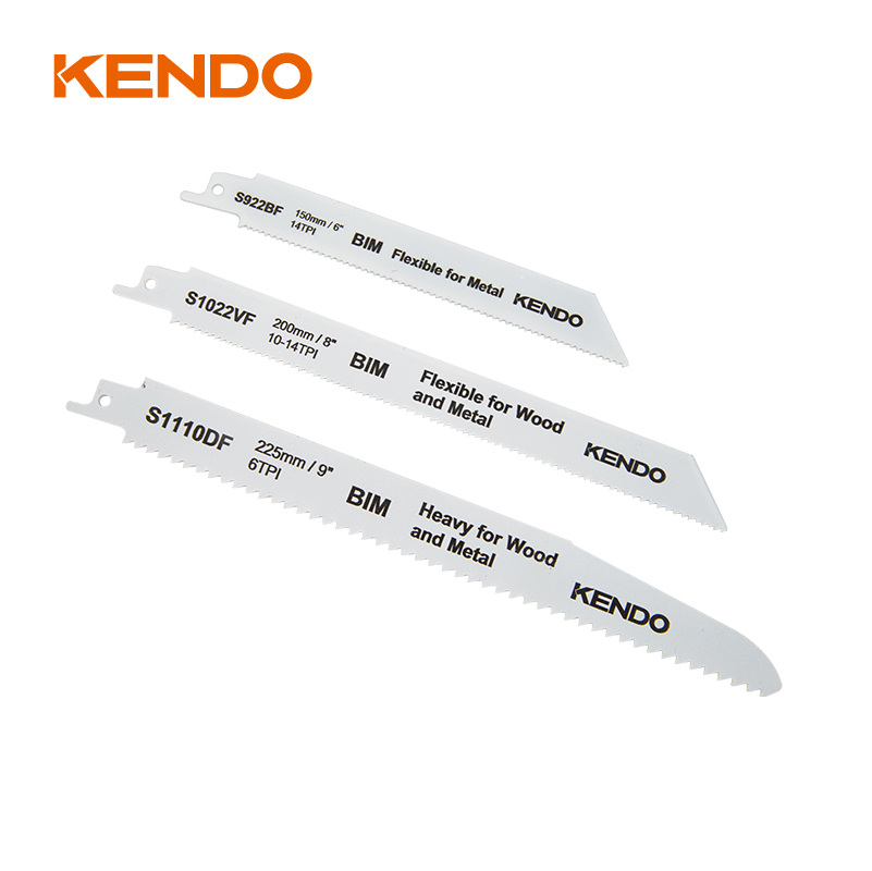 3pc Reciprocating Saw Blade Set