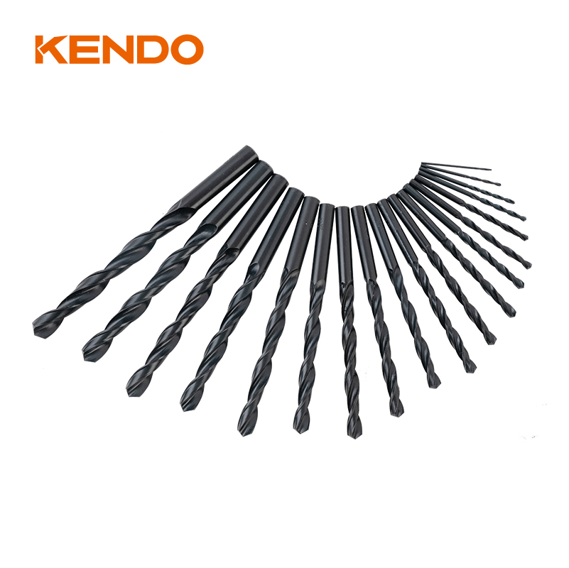 19pc HSS Twist Drill Bit, Forged & Black Finish