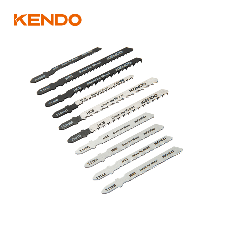 10pc T-shank Type Jig Saw Blade Set