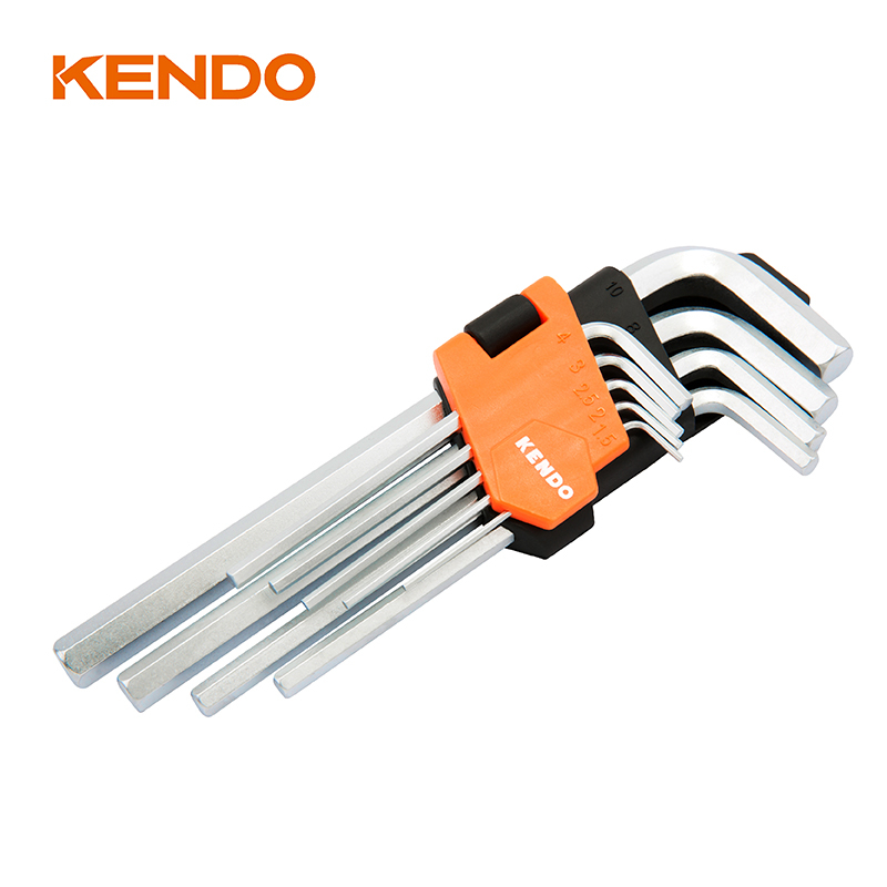 9pc Long Arm durable jumbo Hex Key Set for bikes