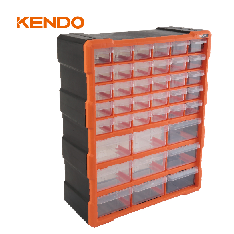 Recycled 39 Drawer Plastic Cabinet for Storage