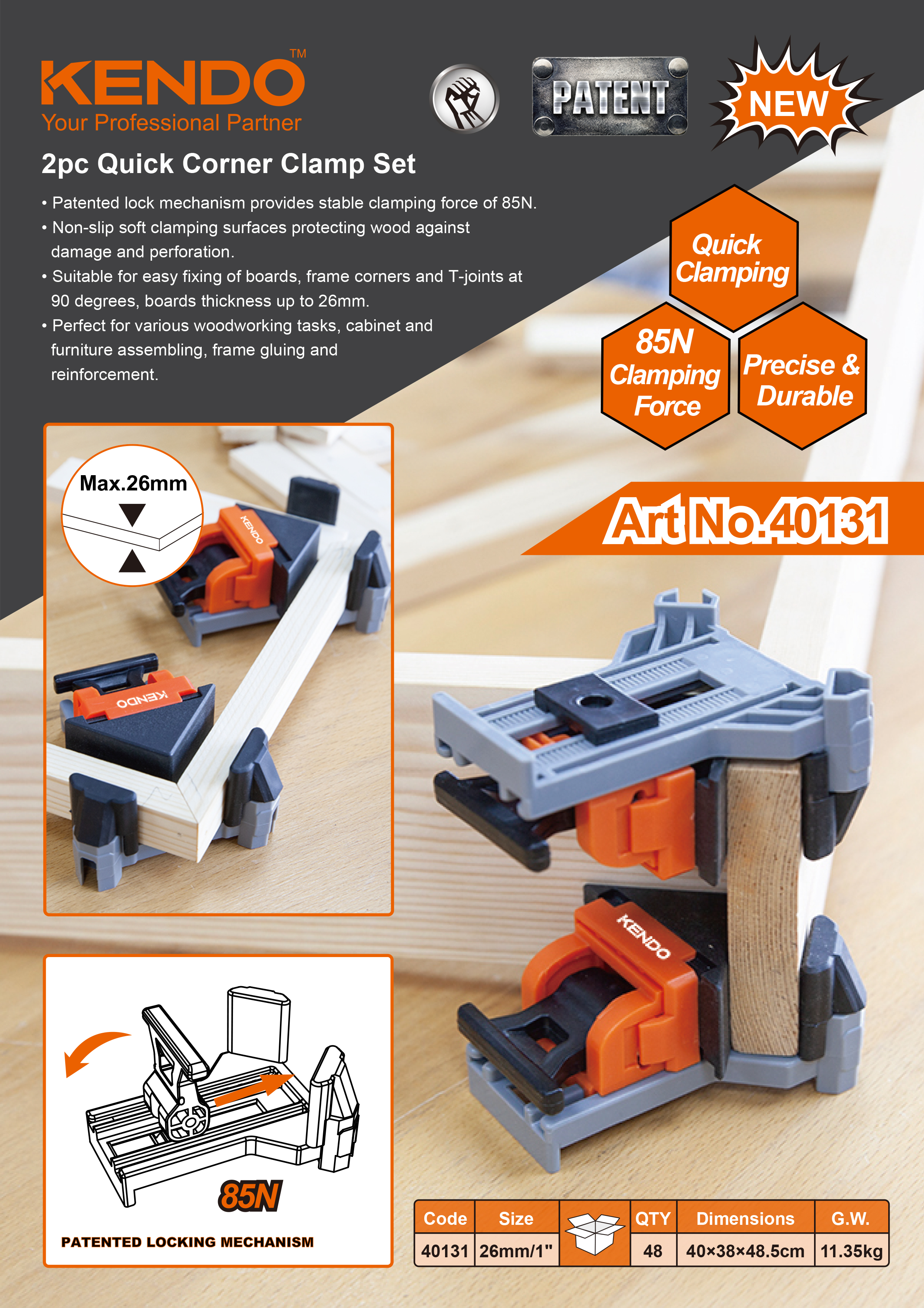 2pc Corner Clamp