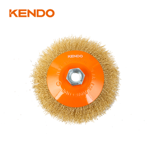 Bevel Brush, Crimped and Copperized Wire