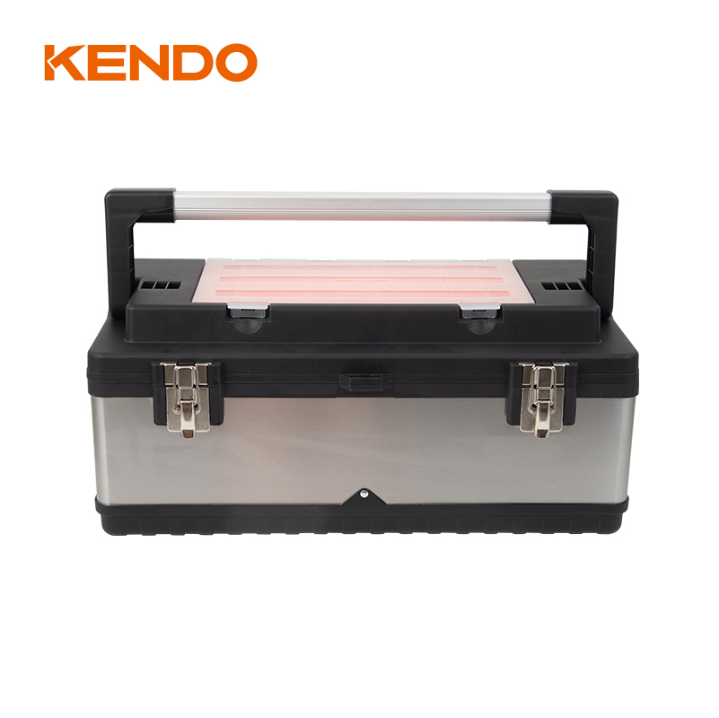 (23-1/5")59cm Plastic & Steel Stainless Tool Box