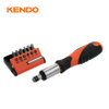 8pc aluminium-alloy Comfortable chrome Ratchet Screwdriver Bits Set