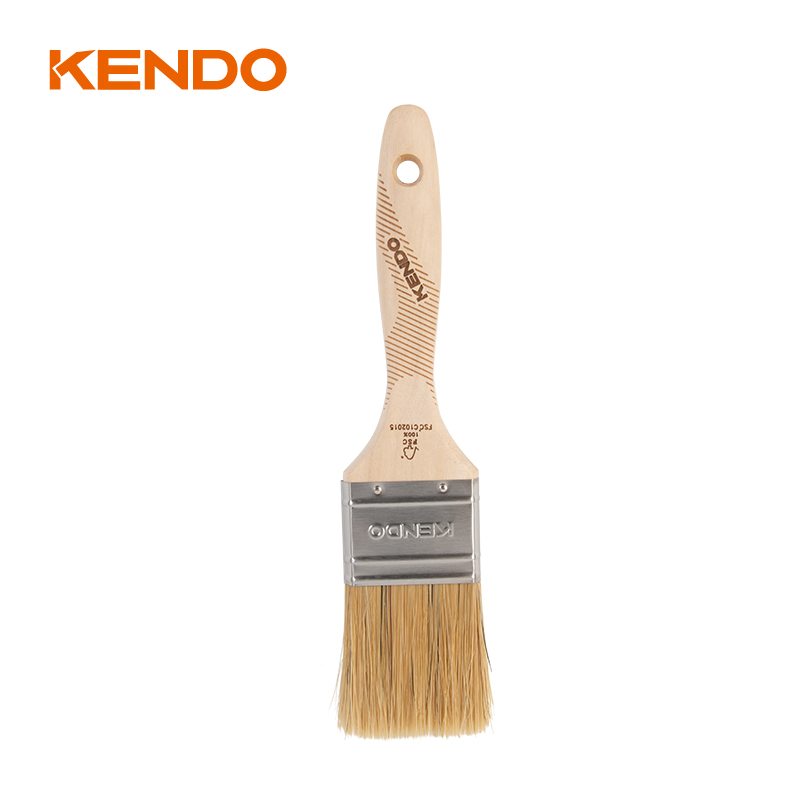 Bristle Paint Brush Wooden Handle