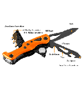 14-in-1 Multi Function Knife with LED Torch