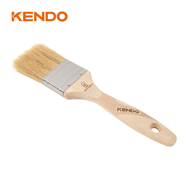 Bristle Paint Brush Wooden Handle