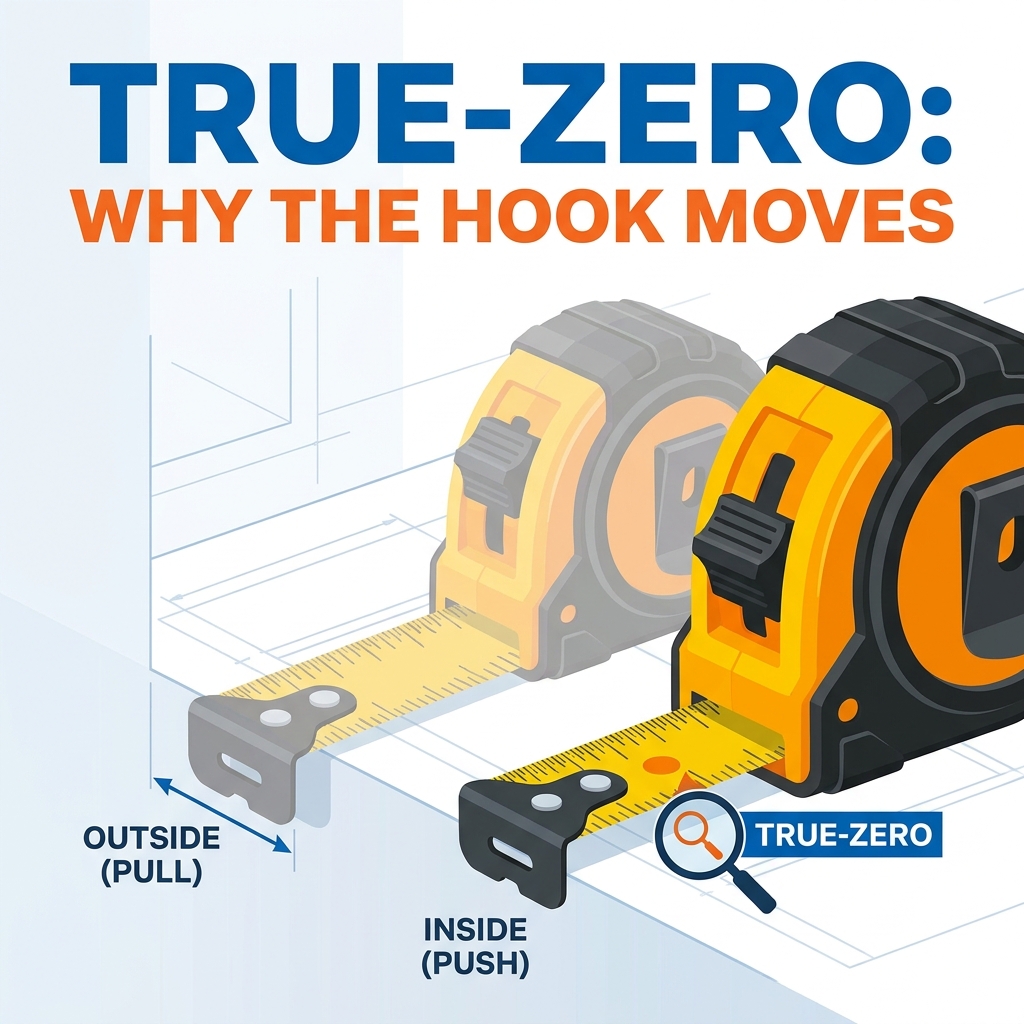 Why Does a Tape Measure Hook Move? Understanding True-Zero Measurement