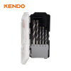 5pc Multi-purpose Drill Bit Set, White & Black Finish