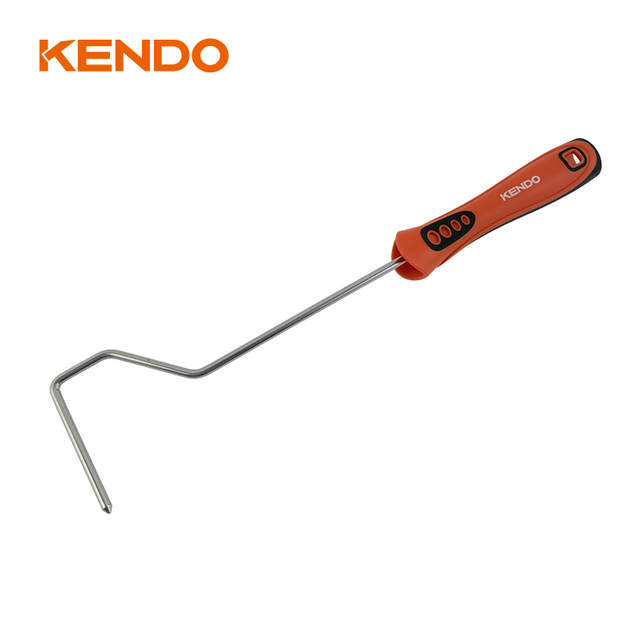 Mini long arm steel wire paint roller frame